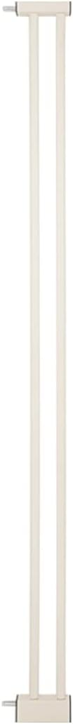 Extra Tall Pet Gate 55.12" High Pressure Mounted 4.13" Wide Extension kit 1.37" Gap (4.13", Cream White)