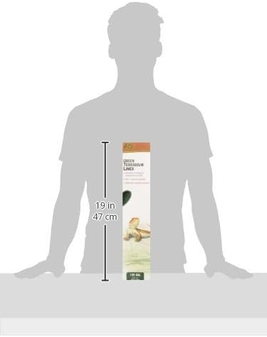 Zilla (2 Pack) Terrarium Liner, 125G, Green (17.25 x 71 Inches)