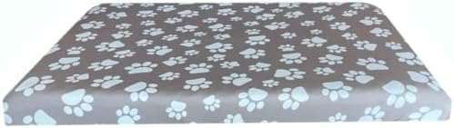 DUKE&LEFTY PetBed Slipcover-Stretch Soft Petbed Cover-Universal-Easy to Remove (Zipper Free)-Tan/Large