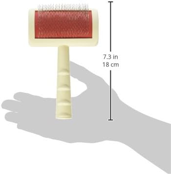 Master Grooming Tools Universal Pet Small Slicker Brush, White