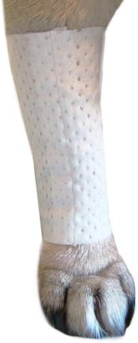 Protective Sleeve Tubular Cover - Bandages - for Dogs Cats & Other Pets First Aid Wound Care Non-Adhesive Disposable Breathable Water Resistant 7 Strips (yields 14-21 Covers) (XXX-Small)