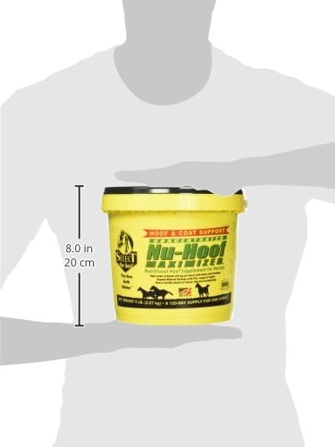 784299390508 Nu-Hoof Maximizer Hoof & Coat Support for Horses, 5 lb