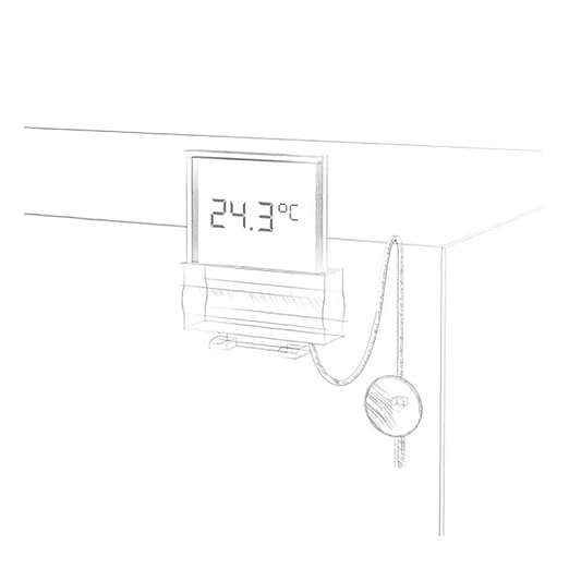 JUWEL Digital Thermometer 3.0 Precise Temperature Monitoring Suitable for Freshwater and Seawater
