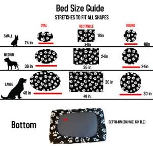 DUKE&LEFTY Furever Camo PetBed Slipcover-Stretch Soft Petbed Cover-Universal-Easy to Remove (Zipper Free)-Camo/Large
