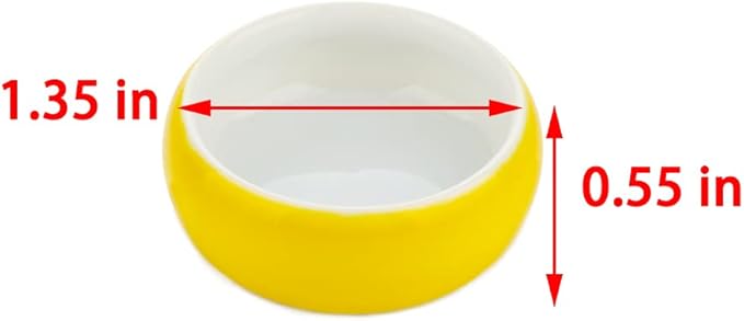 6 Pcs Tarantula Colorful Food Bowl Hermit Crab Water Bowl Spider Small Reptile Micro Ceramic Dish