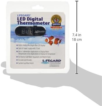 Lifegard Aquatics LED Digital Thermometer for Aquariums