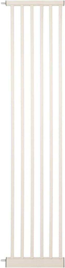 Extra Tall Pet Gate 55.12" High Pressure Mounted 12.60" Wide Extension kit 1.37" Gap (12.60", Cream White)