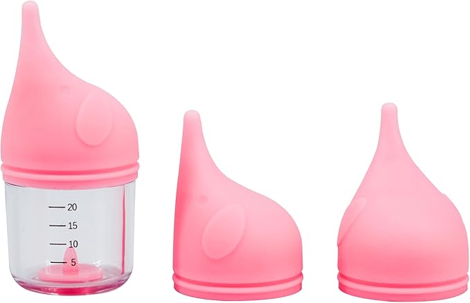 Puppy bottles for nursing,Kitten bottles for nursing,Pet feeding bottle,(Pink - 20ml)