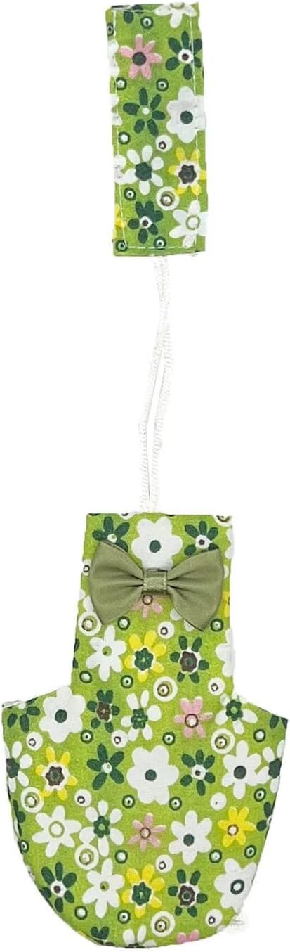 8 PCS Floral Parrot Diapers Bird Flight Suit Diaper Reusable Inner Layer Parrot for Parakeet Parrot Mini Macaw