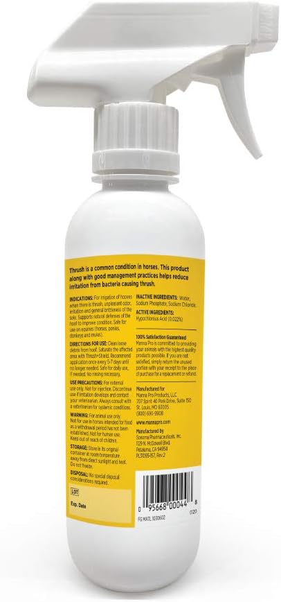 Corona Spray Staining, Non-Caustic Thrush Care for Horses | 8 Fluid Ounces