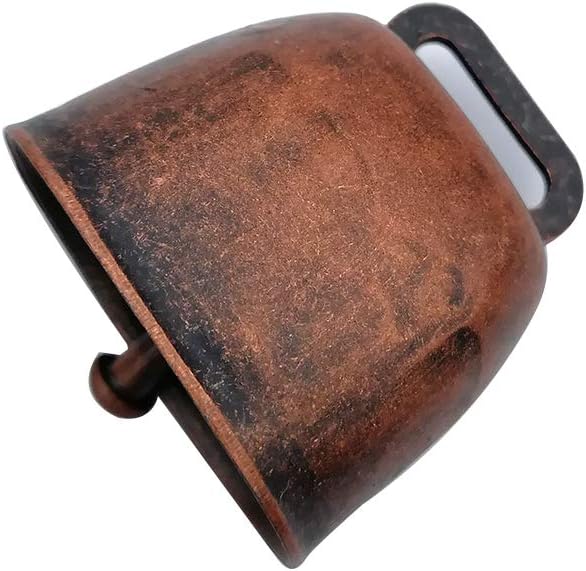 Dog Cat Pet Copper Bells Animal Copper Small Size Bronze Bell Brass Pet Anti-Theft Accessories,wind chimes, baby early childhood bells, bracelet bells (Red Bronze)