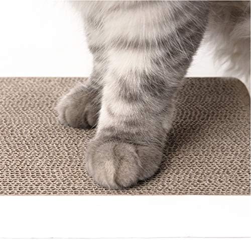 Cat Scratcher Cardboard Cat Scratch Pad with Premium Scratch Textures Design Durable Cat Scratching Pad Reversible