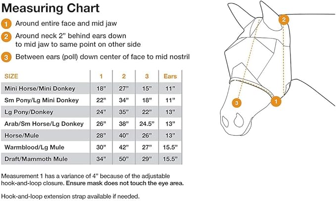 CASHEL Company Patterned Crusader Fly Mask, Color: Leopard, Size: Warmblood (CFMWBS-20LP)