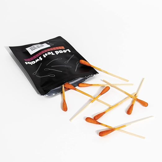 Lead Test Kit - 10 x Instant Testing Swabs for Lead (inc Lead Paint) Rapid Test Strips - Results in 20 seconds.