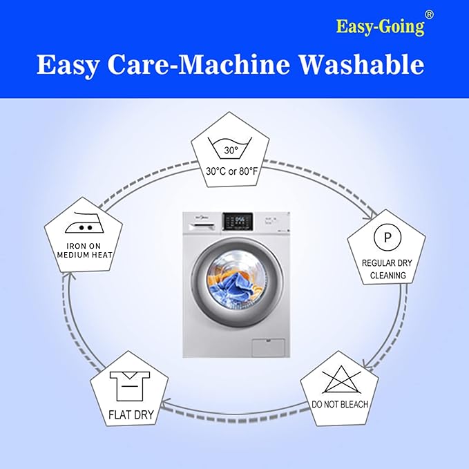 Easy-Going 100% Waterproof Dog Bed Cover Reversible Leak Proof Couch Cover Washable Sofa Cover Furniture Protector Blanket for Pets Kids Children Dog Cat (82x86 Inch, Dark Blue/Light Blue)