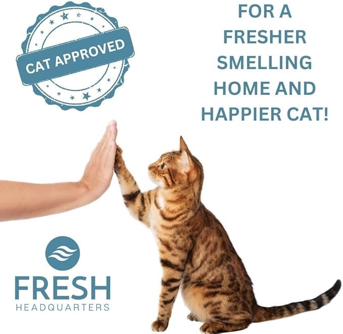 6-Piece Litter Box Filters for Hooded Cat Litter Box – Activated Charcoal Filters Eliminate up to 99% of Odors – 6 Inch x 6.5 Inch Trimmable Pads