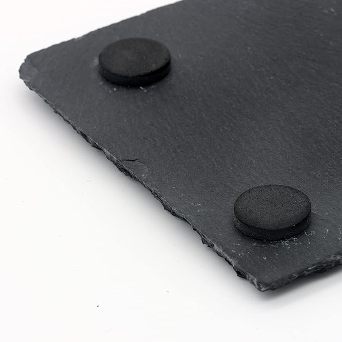 Slate Tiles for Reptiles, Food Bowl Dish Feeding Slate Tortoise Habitat Accessories for Reptiles Tank (10 x 10 cm)