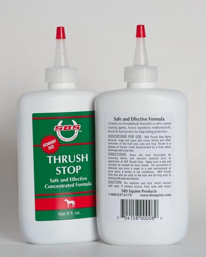 SBS Equine Thrush Treatment for Horses for The Finest Horse Care | The Horse-Journal’s Product of The Year and #1 Pick Against Hoof Thrush (8 Fluid Oz)