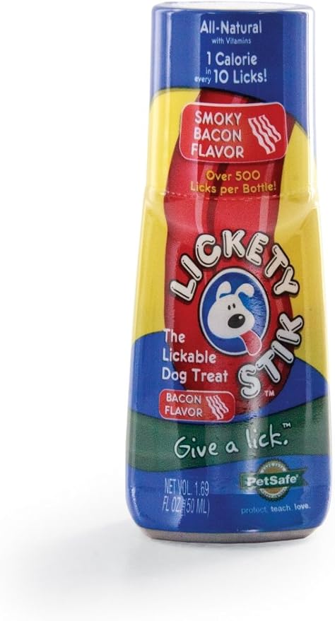 Petsafe Lickety Stik Low-Calorie Liquid Dog Treat, Bacon