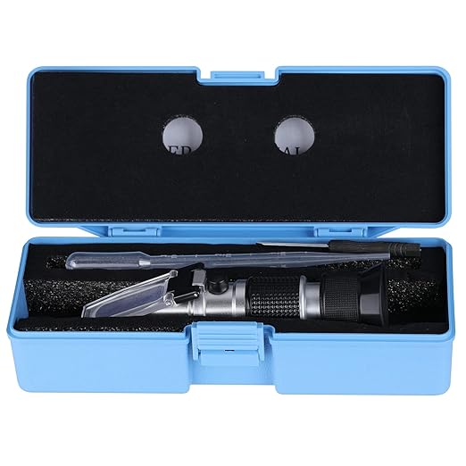Brix Meter Refractometer 0~90%, Handheld Brix Refractometer, High Accurate Brix Measurement Tool with ATC for Fruit, Beverages&Juice, Honey, Maple Syrup, Molasses and Other Sugary Drink