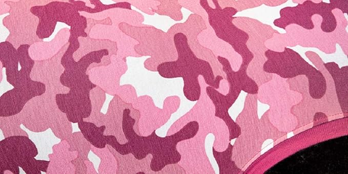 Suitical Recovery Suit for Dogs | Spay and Neutering Dog Surgery Recovery Suit for Male or Female | Soft Fabric for Skin Conditions | L | Neck to Tail 26.4”- 29.9” | Pink Camouflage