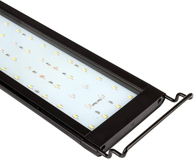 LED Aquarium Light, Full Spectrum Fish Tank Led Light with Aluminum Alloy Shell Extendable Brackets (20"-24")
