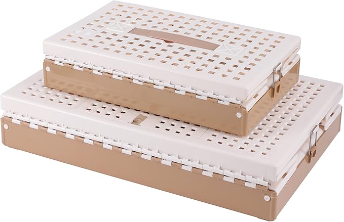 Plastic Folding Pigeon Cage, Portable Pet Bird Travel Cage Carrier Pigeon Cage Pairing Cage Pigeon Nest Box Easy to Clean for Training and Release Competition (M)(Three Doors)