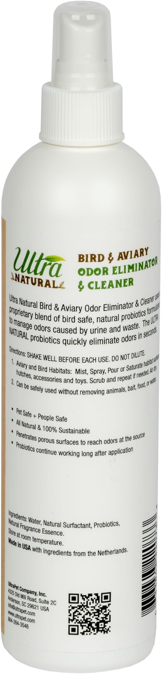 BIRD & AVIARY PROBIOTIC ODOR CONTROL 12 OZ