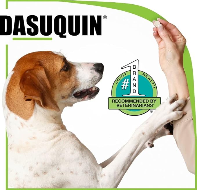 Nutramax Laboratories Dasuquin Joint Health Supplement for Large Dogs - With Glucosamine, Chondroitin, ASU, Boswellia Serrata Extract, and Green Tea Extract, 84 Chewable Tablets