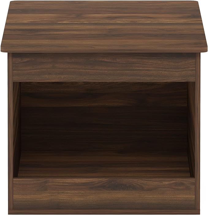 Furinno Peli Top Opening Litter Box Enclosure, Columbia Walnut