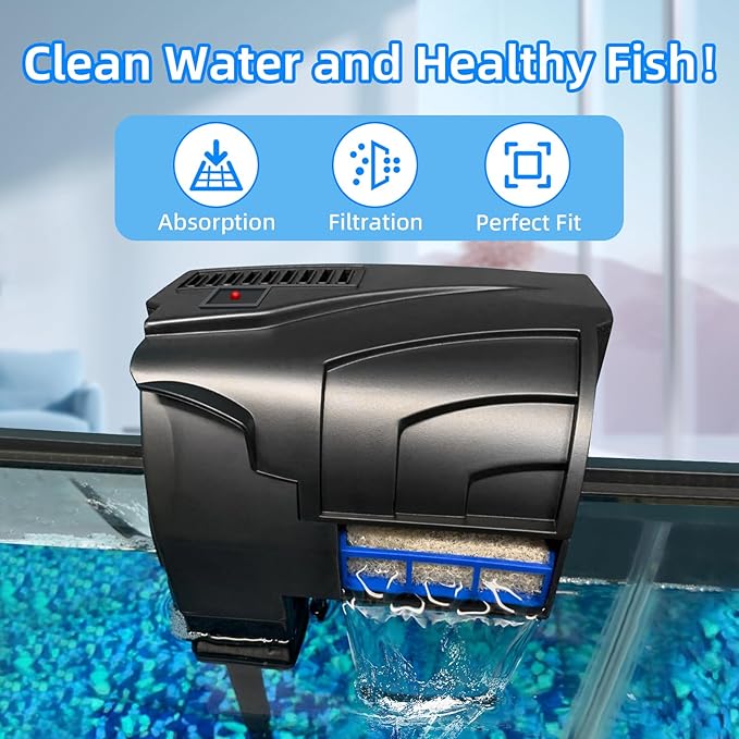AQUANEAT 6-Pack Replacement Ammonia Reducer Pads Compatible with Aqueon QuietFlow 20 and 75 LED PRO Aquarium Power Filter