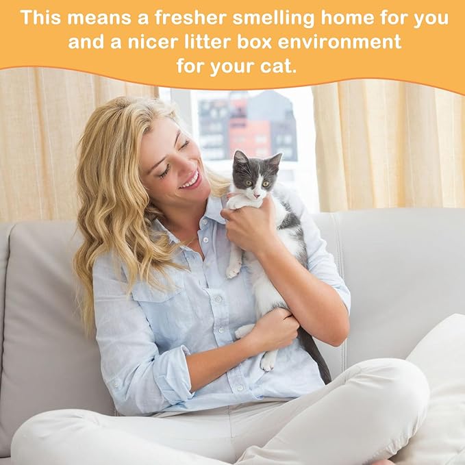 20 Pack Strength Litterbox Carbon Filters Compatible with Littermaid 1St/2nd Edition Waste Receptacles LMF200, grey