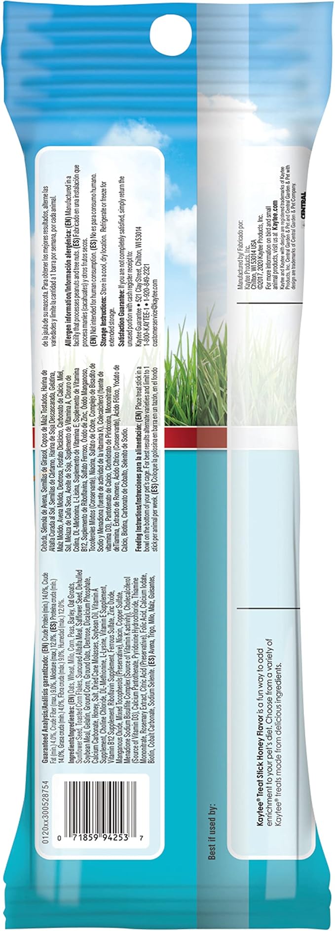 Kaytee Treat Stick Honey Flavor - Rabbit 8 oz