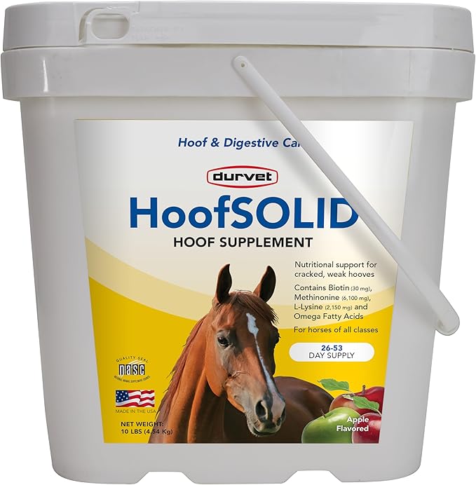 Durvet HoofSOLID Hoof Supplement - 10 lb Pail