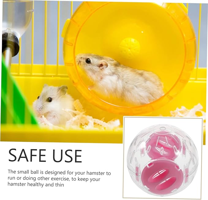Ipetboom 10 Pcs Small Hamster Sports Ball Hamster Ball Gerbil Running Ball Hedgehog Toy Sports Toys Hamster Running Ball Hedgehog Running Balls Hedgehog Exercise Balls Gerbils Exercise Ball