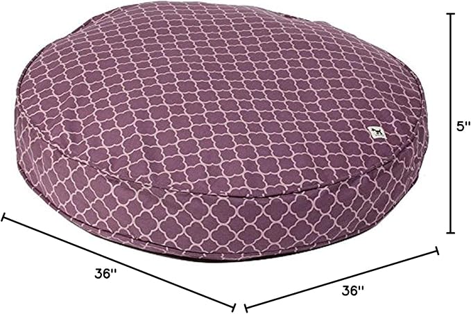 Molly Mutt Huge Dog Bed Cover - Royals Print - Measures 36”X36”X5’’ - 100% Cotton - Durable - Breathable - Sustainable - Machine Washable Dog Bed Cover