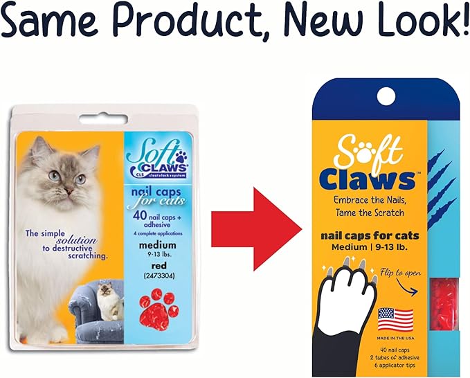 Soft Claws Safe Scratch-Free Solution for Cats - CLS (Cleat Lock System), Size: Large, Color: Purple