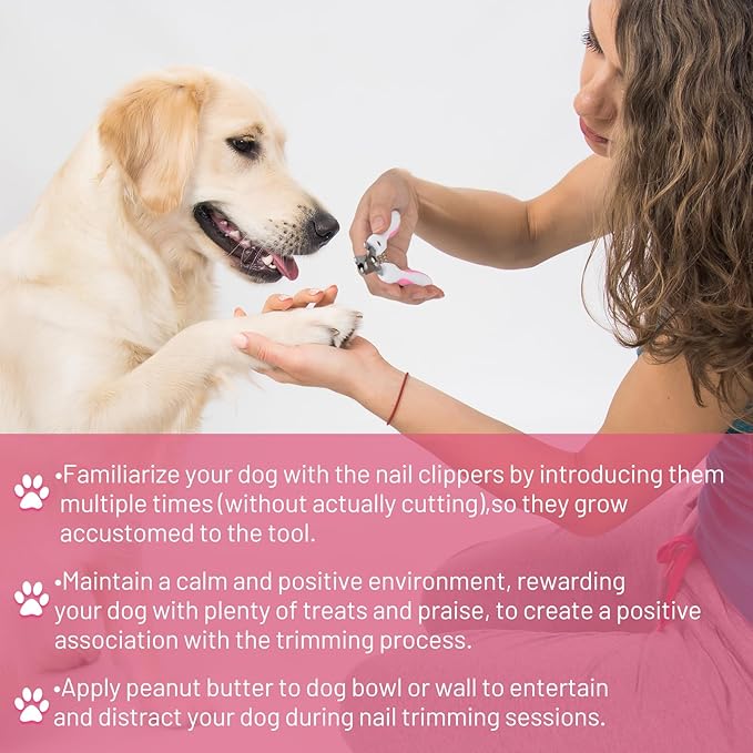 Pink Dog Grooming Scissors with Safety Round Tip,Pet Grooming scissors Kit,Dog Shears kit,Incudes Thinning,Curved,Straight Grooming Scissors,Nail Clippers,Nail File and Comb for dogs,cats.