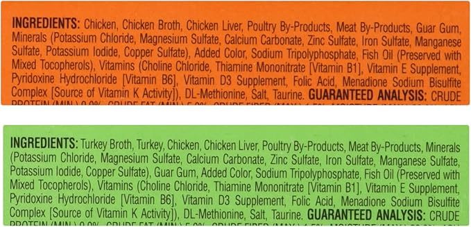 Sheba Perfect Portions Wet Cat Food, Savory Chicken Entrée and Roasted Turkey Entrée, (12) 2.6 Oz Twin-Pack Trays