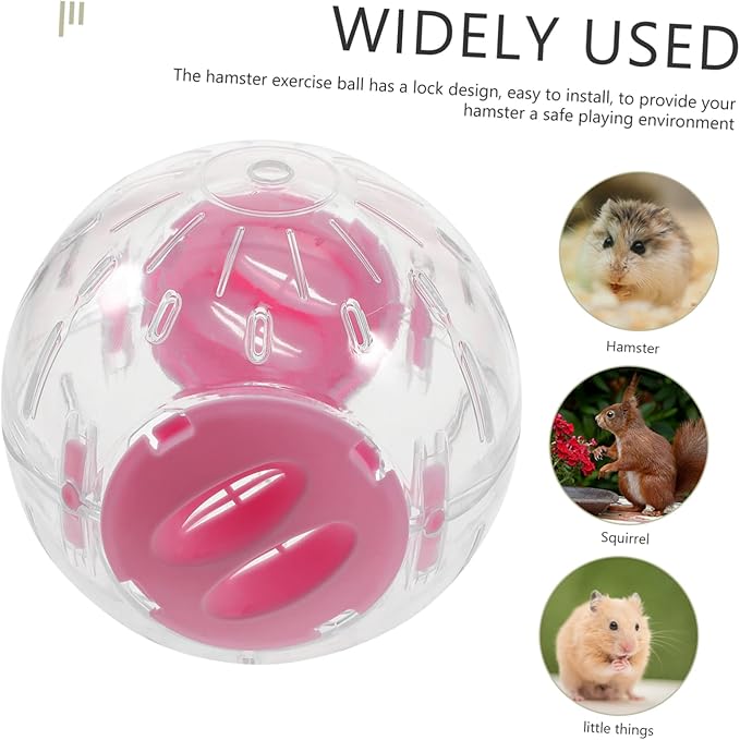 6 Pcs Small Hamster Sports Ball Exercise Balls for Guinea Pig Small Hamster Ball Dwarf Hamster Exercise Balls Chinchilla Running Balls Hamster Running Balls Guinea Pig Ball