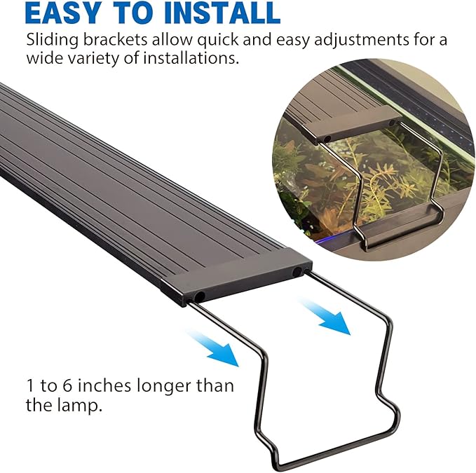 Aquarium Lights Fish Tank Light (Switch Version, 48-54'')