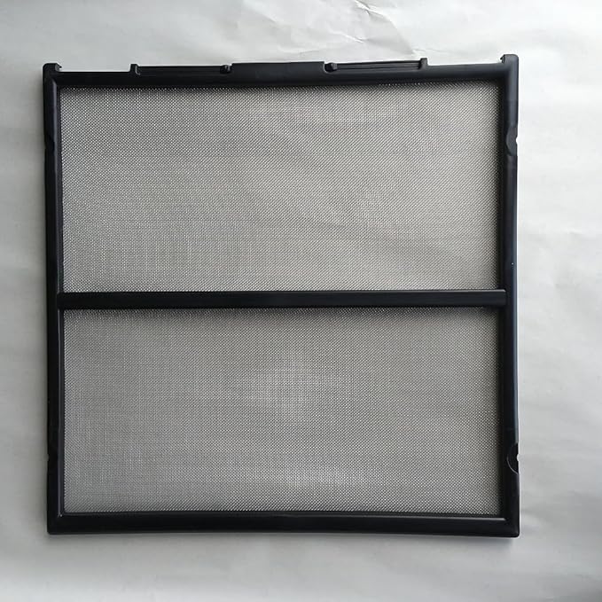 Exo Terra Terrarium Screen Cover, Reptile Terrarium Replacement Part, PT2615 Black 12" x 12"