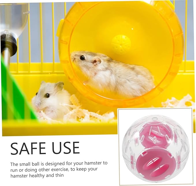 6 Pcs Small Hamster Sports Ball Exercise Balls for Guinea Pig Small Animals Running Balls Hedgehog Exercise Balls Gerbils Running Balls Small Pet Supplies Small Hamster Ball
