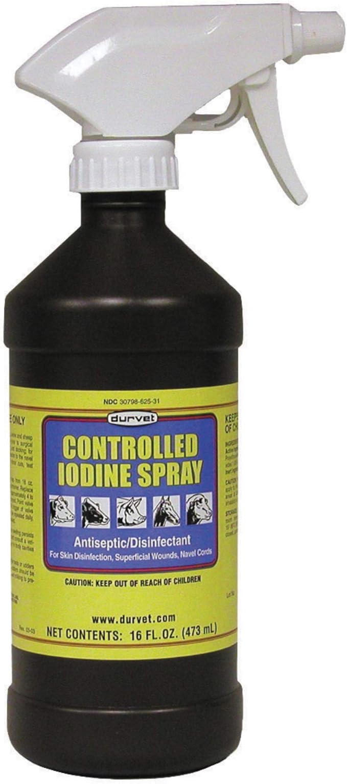 Durvet 066548 1 Pint Controlled Iodine Spray