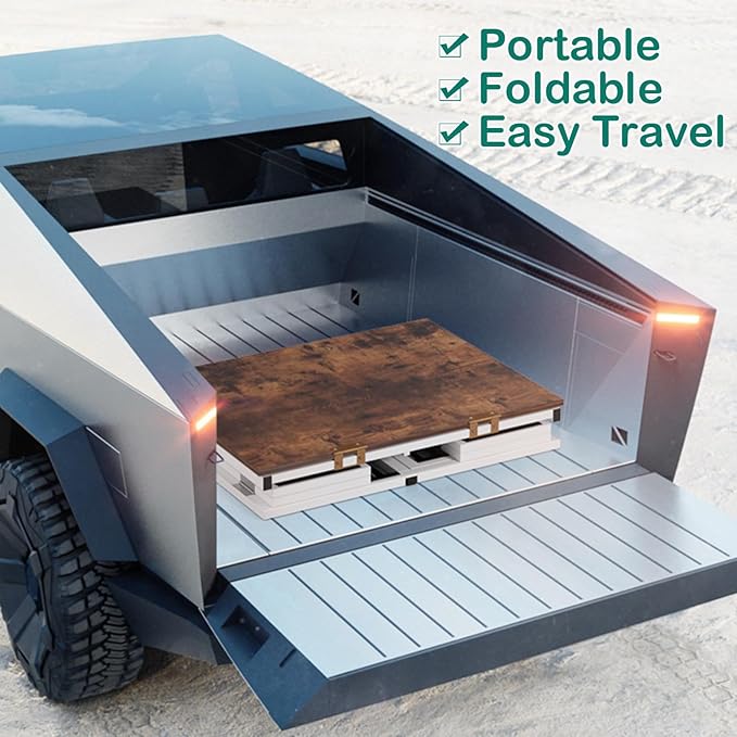 Heavy Duty Dog Crate Furniture, Fully Assembled exc. Locks, All Metal Frame & Wooden Tabletop, Modern Kennel for Small Dog, End Table, Sturdy, Foldable, White+Black/Rustic Brown