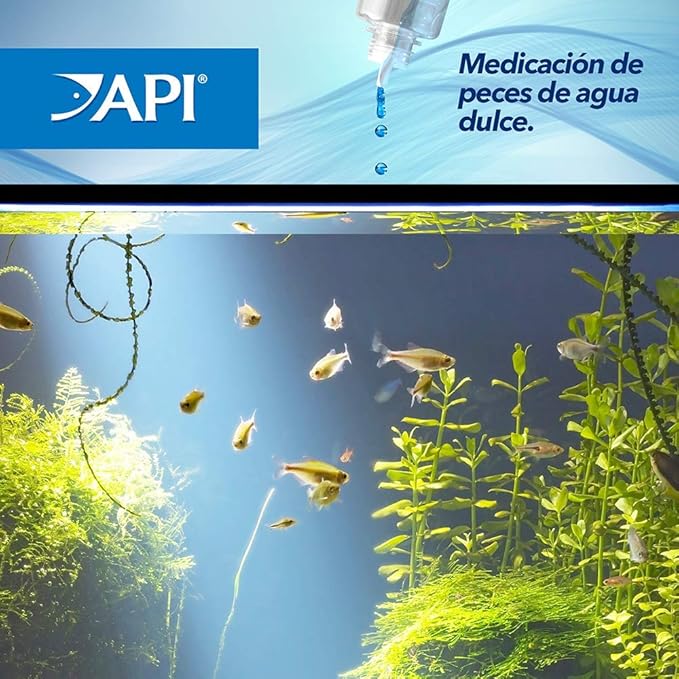 API LIQUID SUPER ICK CURE Freshwater and Saltwater Fish Medication Bottle, 1.7 oz (12A)