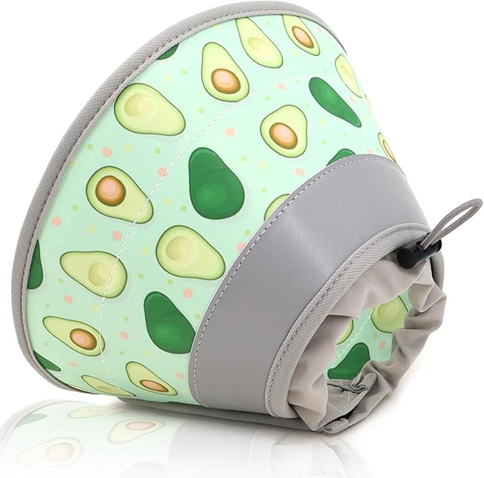 Cat Cone Collar Soft, Comfortable Cat Recovery Collar Pet Cone for Small Large Cats, Lightweight Elizabethan Collar for Cats Kittens After Surgery Prevent from Licking Wounds, Green, S