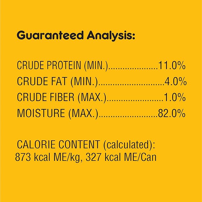 PEDIGREE High Protein Adult Canned Wet Dog Food, Chicken & Turkey Flavor in Gravy, (12) 13.2 oz. Cans