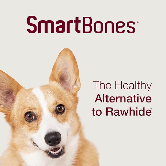 SmartBones SmartSticks, Treat Your Dog to a Rawhide-Free Chew Made with Real Chicken and Vegetables,10 sticks (Pack of 2)