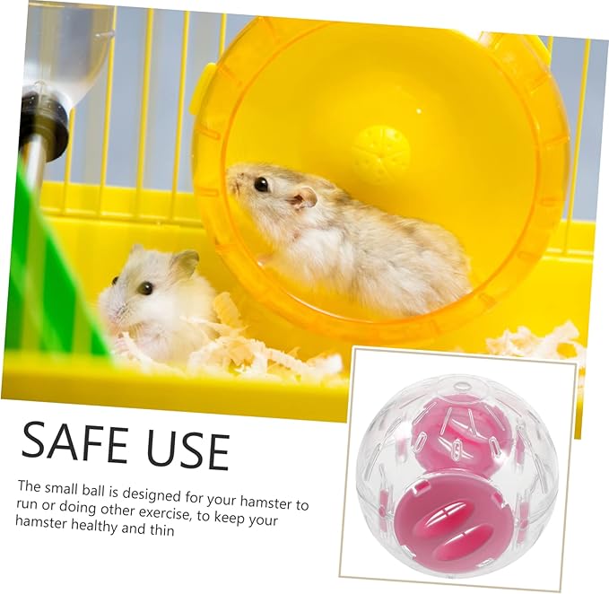 10 Pcs Small Hamster Sports Ball Hamster Stuff Hamster Balls for Dwarf Hamsters Small Pet Running Balls Small Hamster Ball Hedgehog Running Balls Cage Rat Exercise Balls